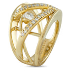 Jose Hess18K Yellow Gold 0.64ct Diamond Ring