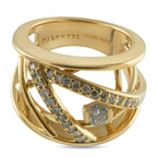 Jose Hess18K Yellow Gold 0.64ct Diamond Ring