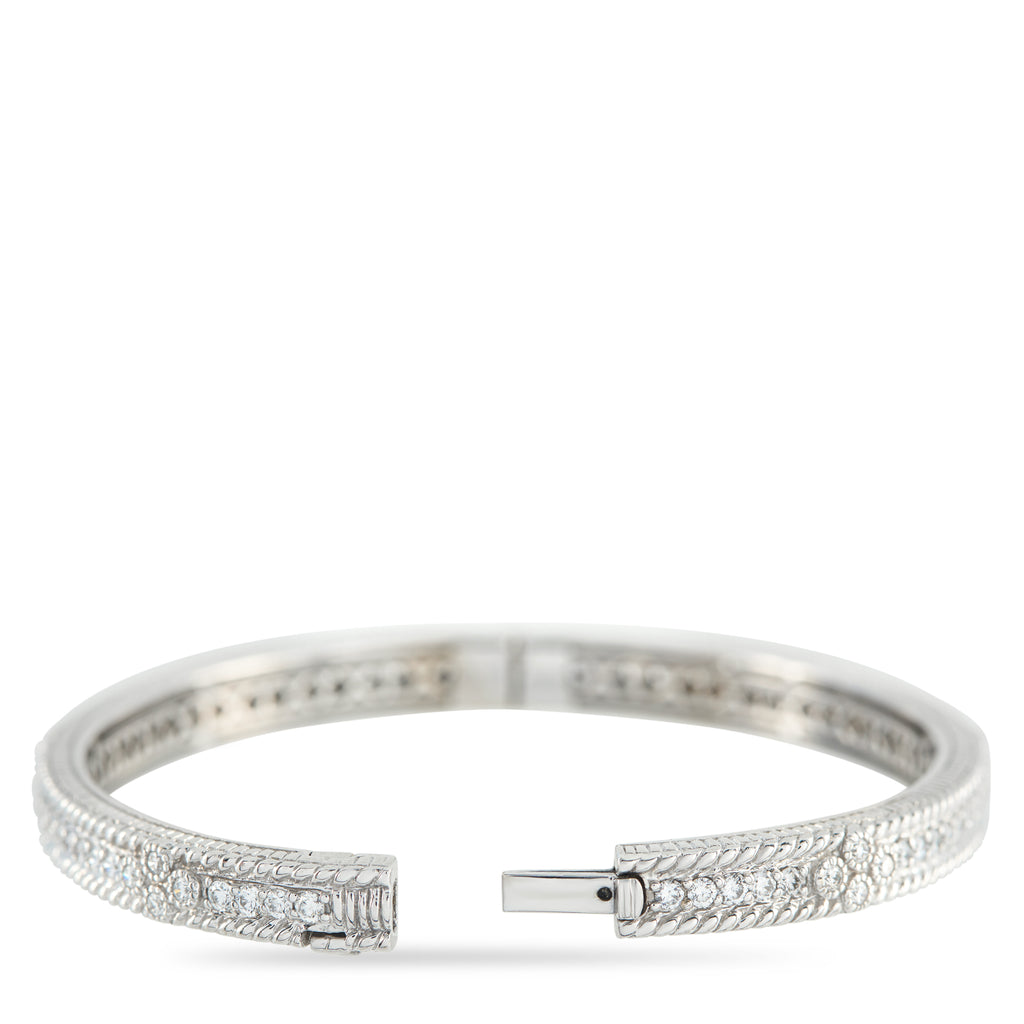Judith Ripka 18K White Gold 1.25ct Diamond Bracelet