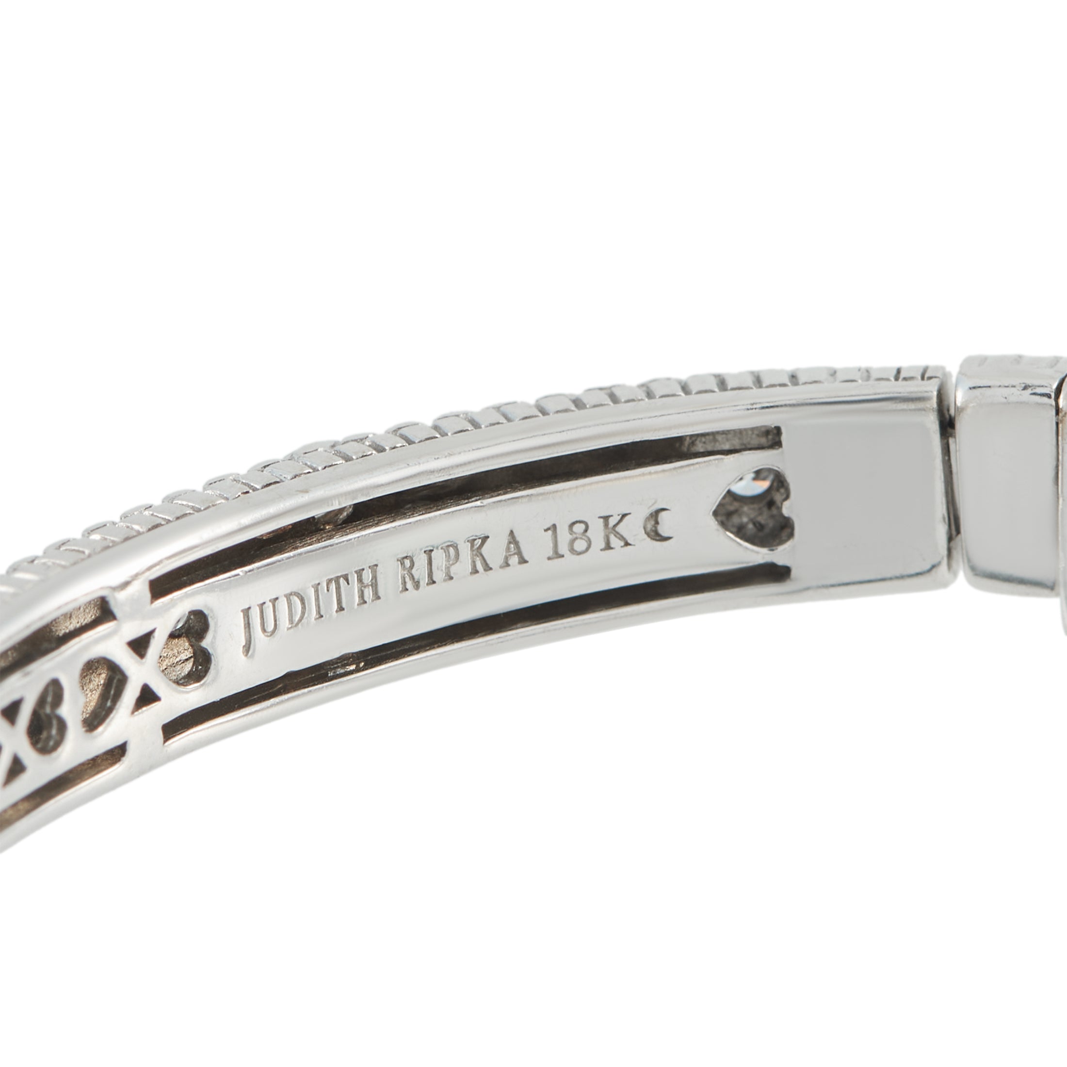 Judith Ripka 18K White Gold 1.25ct Diamond Bracelet