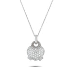 Judith Ripka 18K White Gold 2.50ct Diamond Pendant
