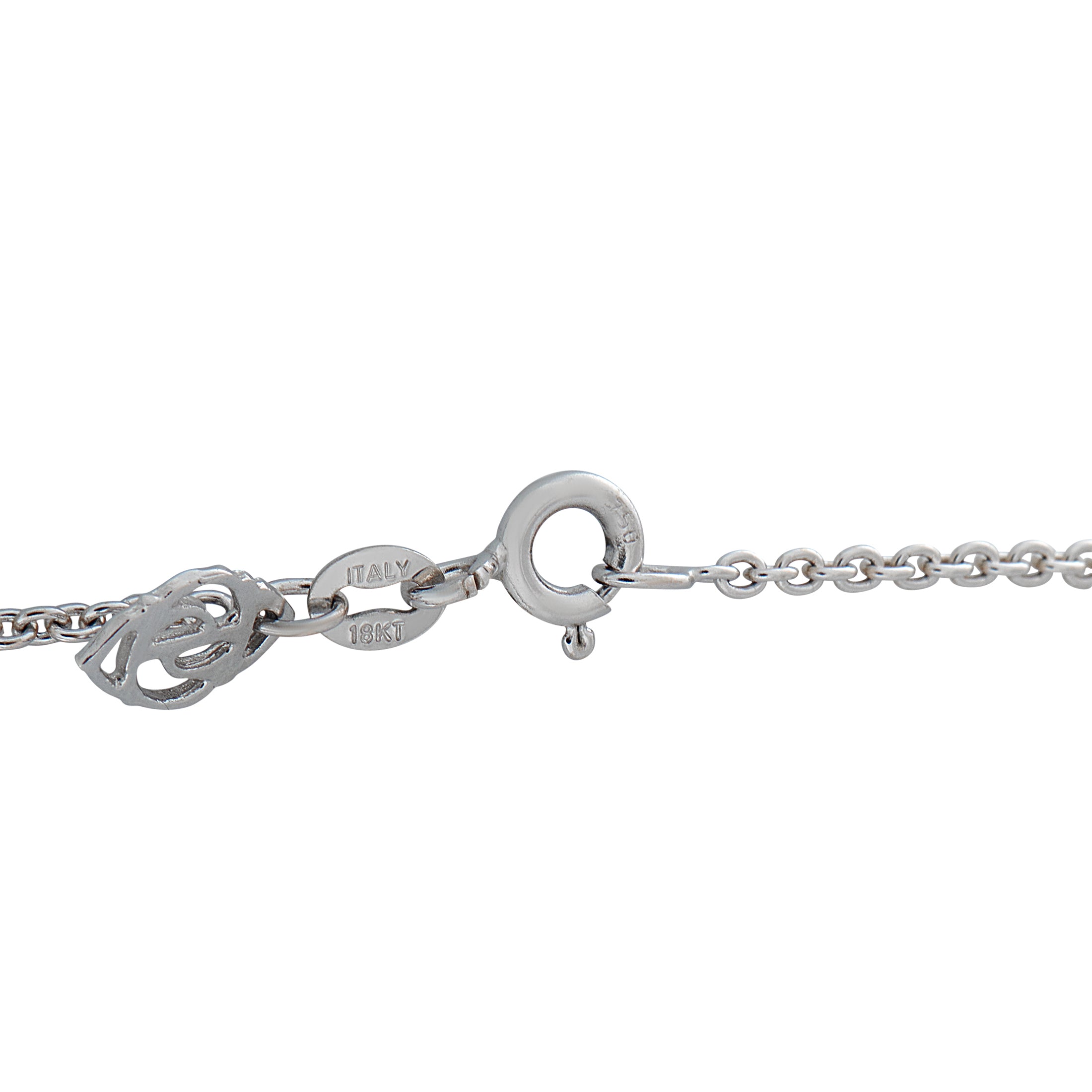 Judith Ripka 18K White Gold 2.50ct Diamond Pendant