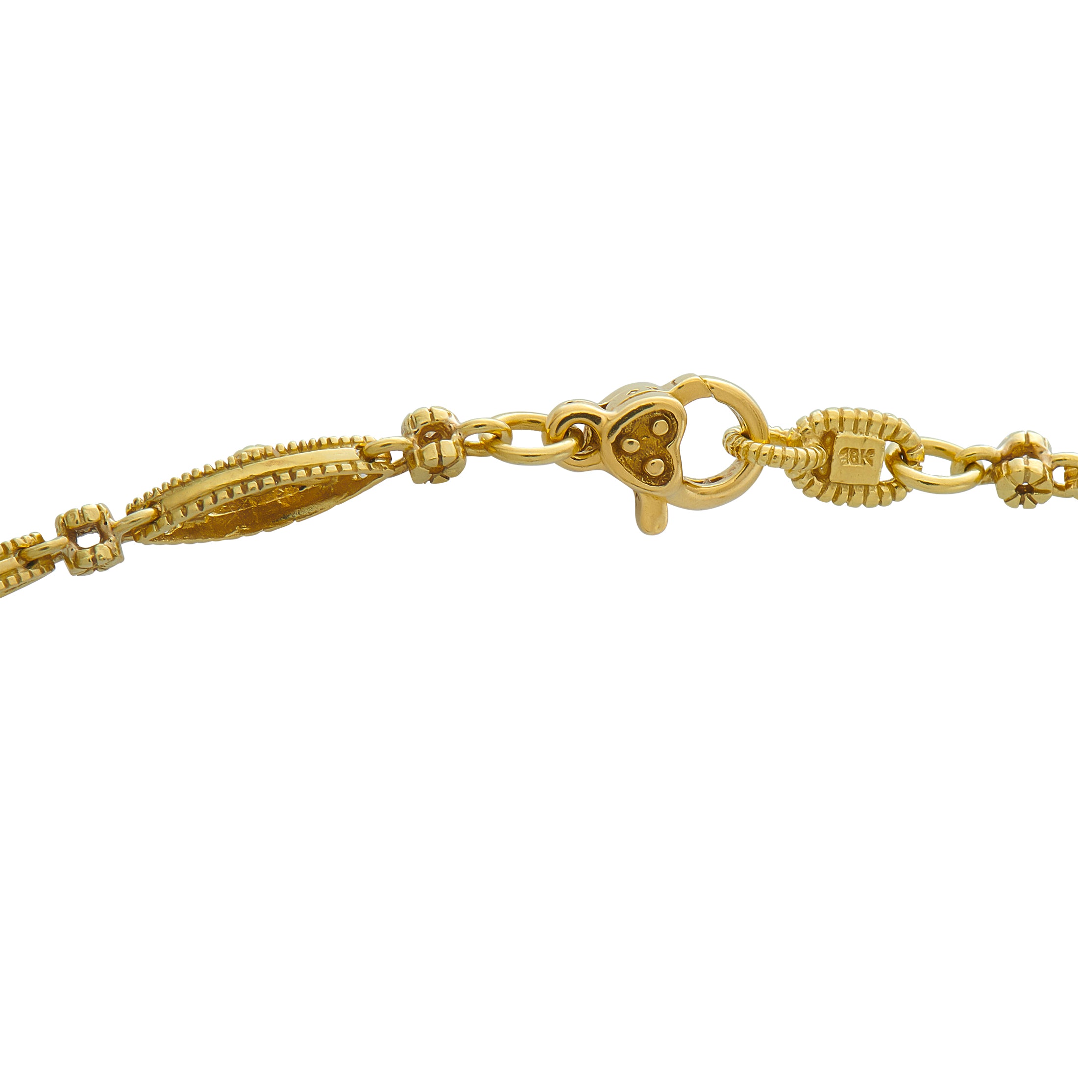JUDITH RIPKA 18K Yellow Gold 0.75ct Diamond and Citrine Necklace
