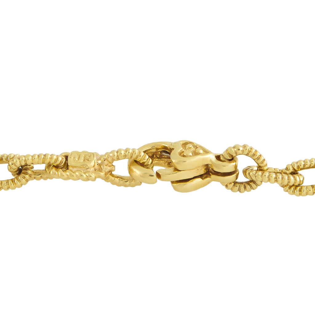 JUDITH RIPKA 18K Yellow Gold 1.05ct Diamond and Onyx Necklace