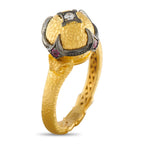 Konstantino 18K Yellow Gold Diamond and Ruby Ring