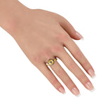 Konstantino 18K Yellow Gold Diamond and Ruby Ring