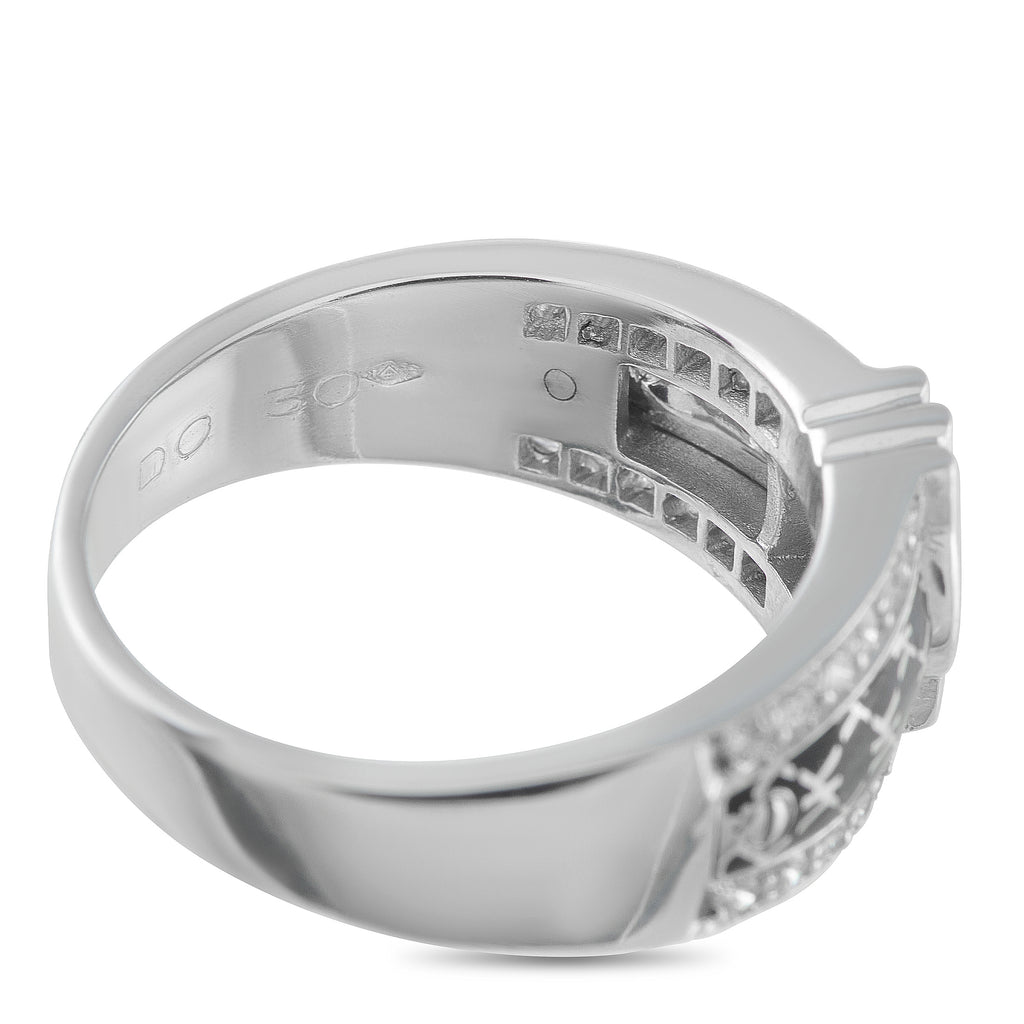 KORLOFF 18K White Gold 0.50ct Diamond Ring