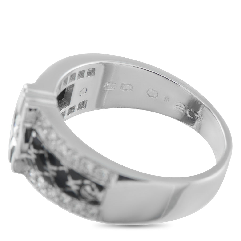 KORLOFF 18K White Gold 0.50ct Diamond Ring