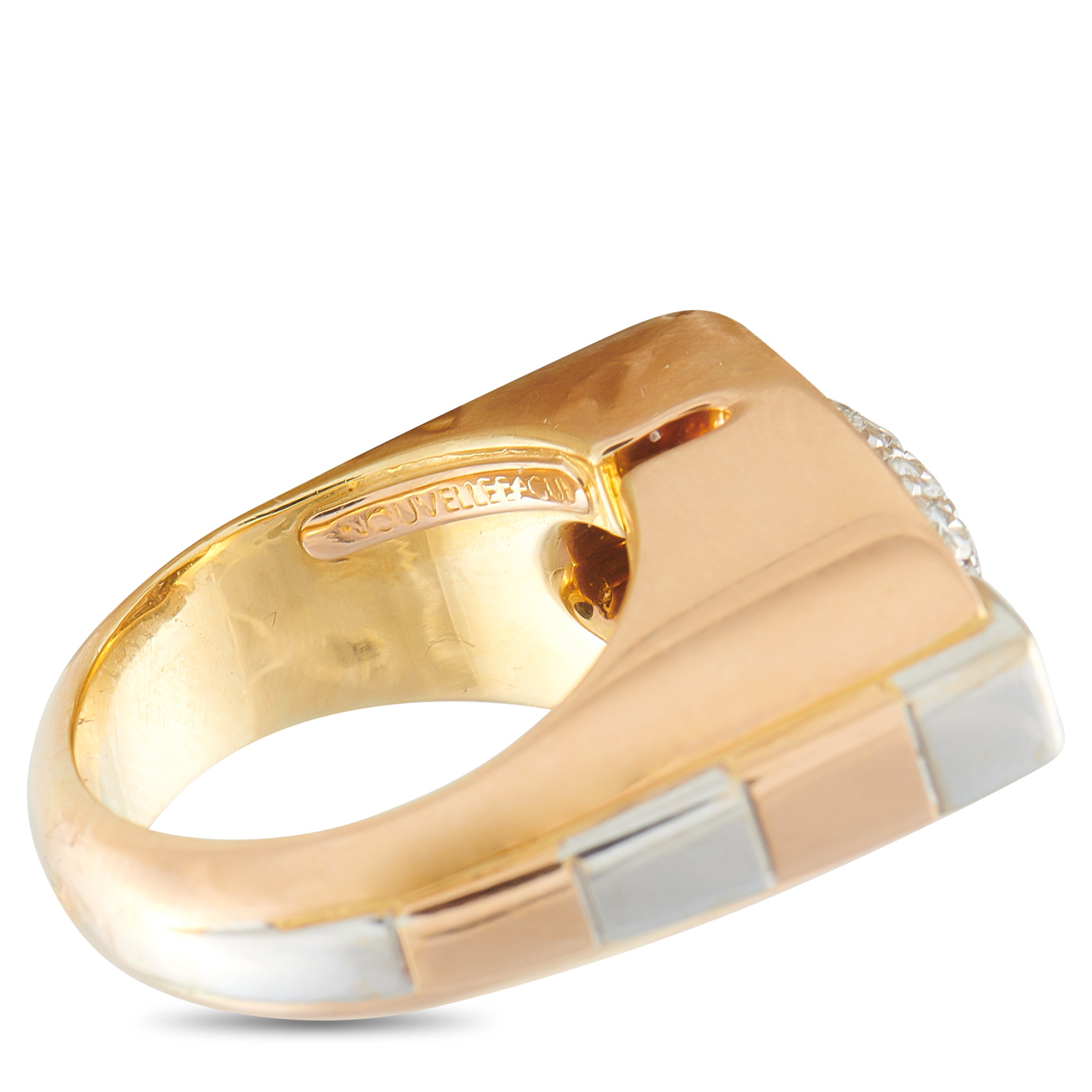 La Nouvelle Bague18K Rose Gold 0.42ct Diamond and Tsavorite Ring