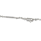 La Nouvelle Bague18K White Gold 0.33ct Diamond Charm Necklace