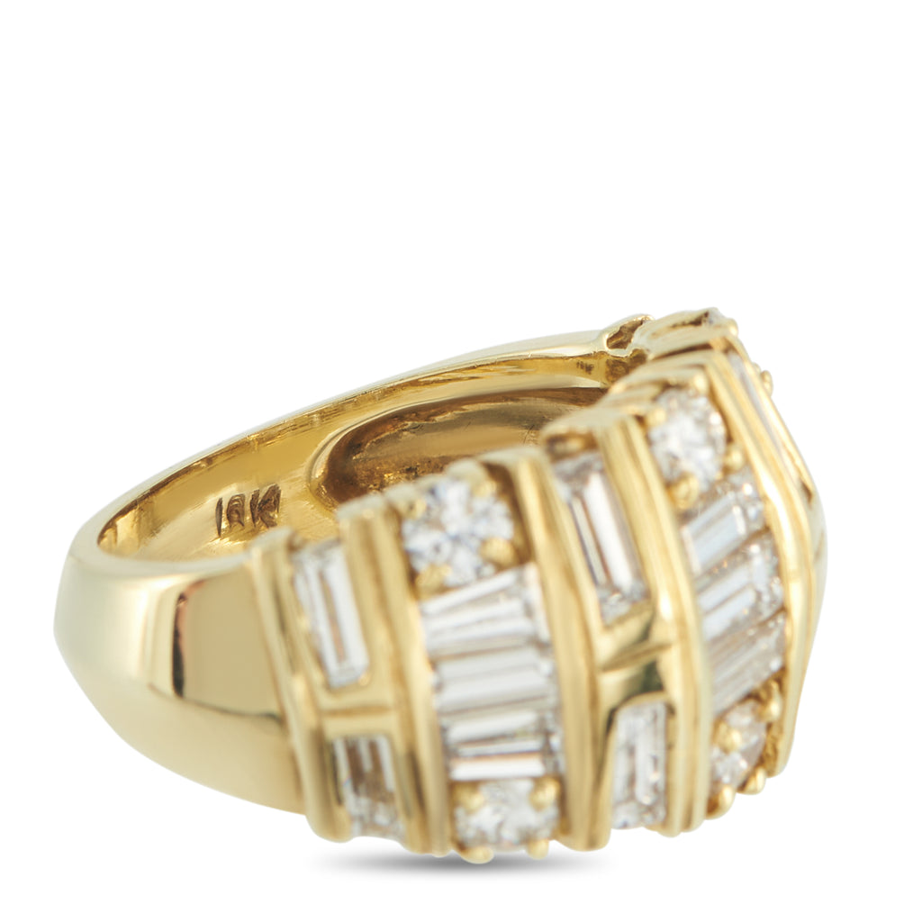 La Triomphe18K Yellow Gold 3.33ct Diamond Ring