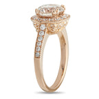 14K Rose Gold 2.28ct Diamond Ring