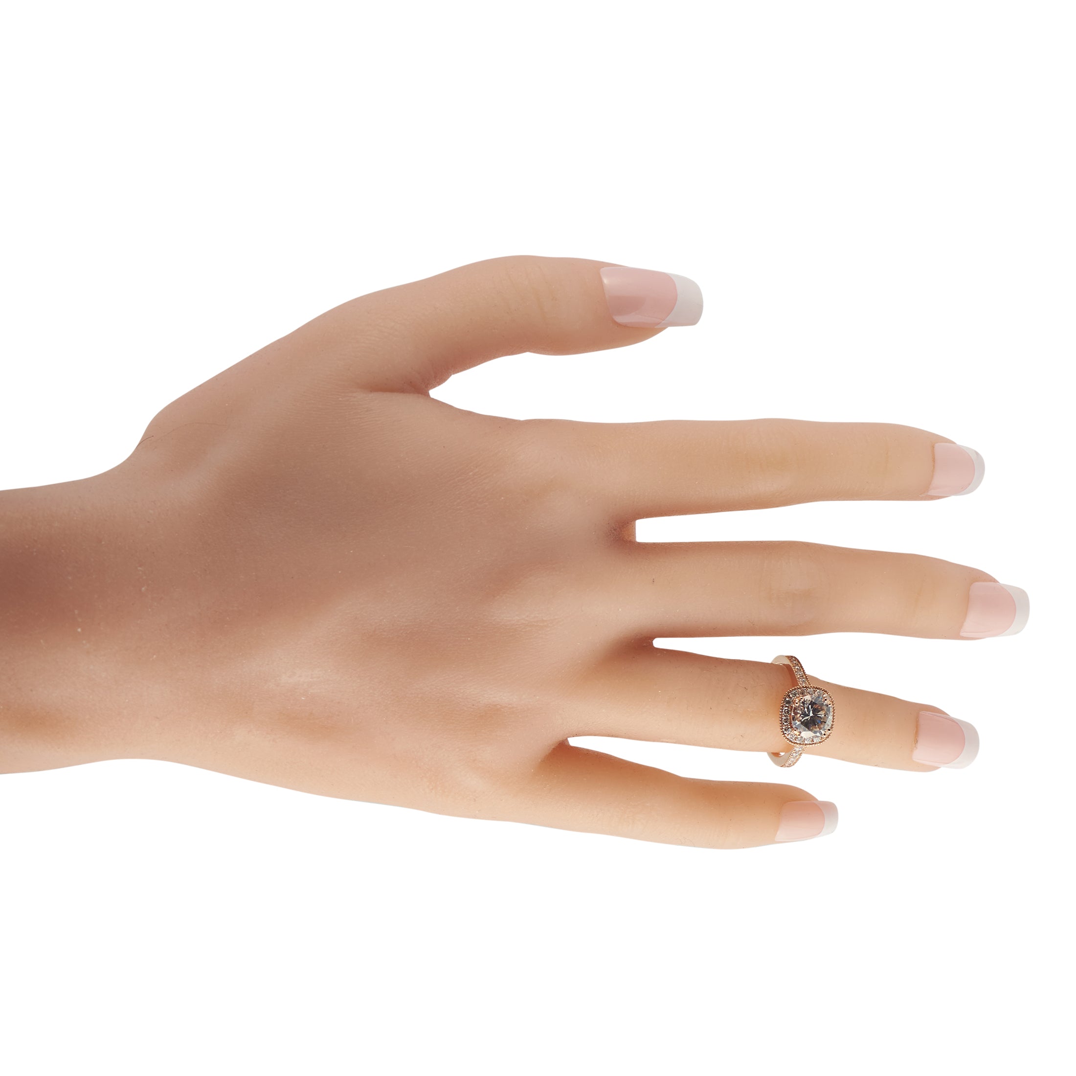 14K Rose Gold 2.28ct Diamond Ring