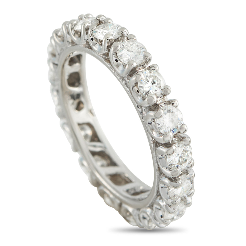 14K White Gold 2.0ct Diamond Eternity Band