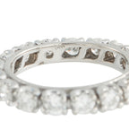 14K White Gold 2.0ct Diamond Eternity Band