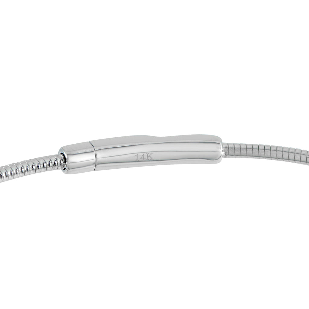 14K White Gold 0.37ct Diamond Bracelet