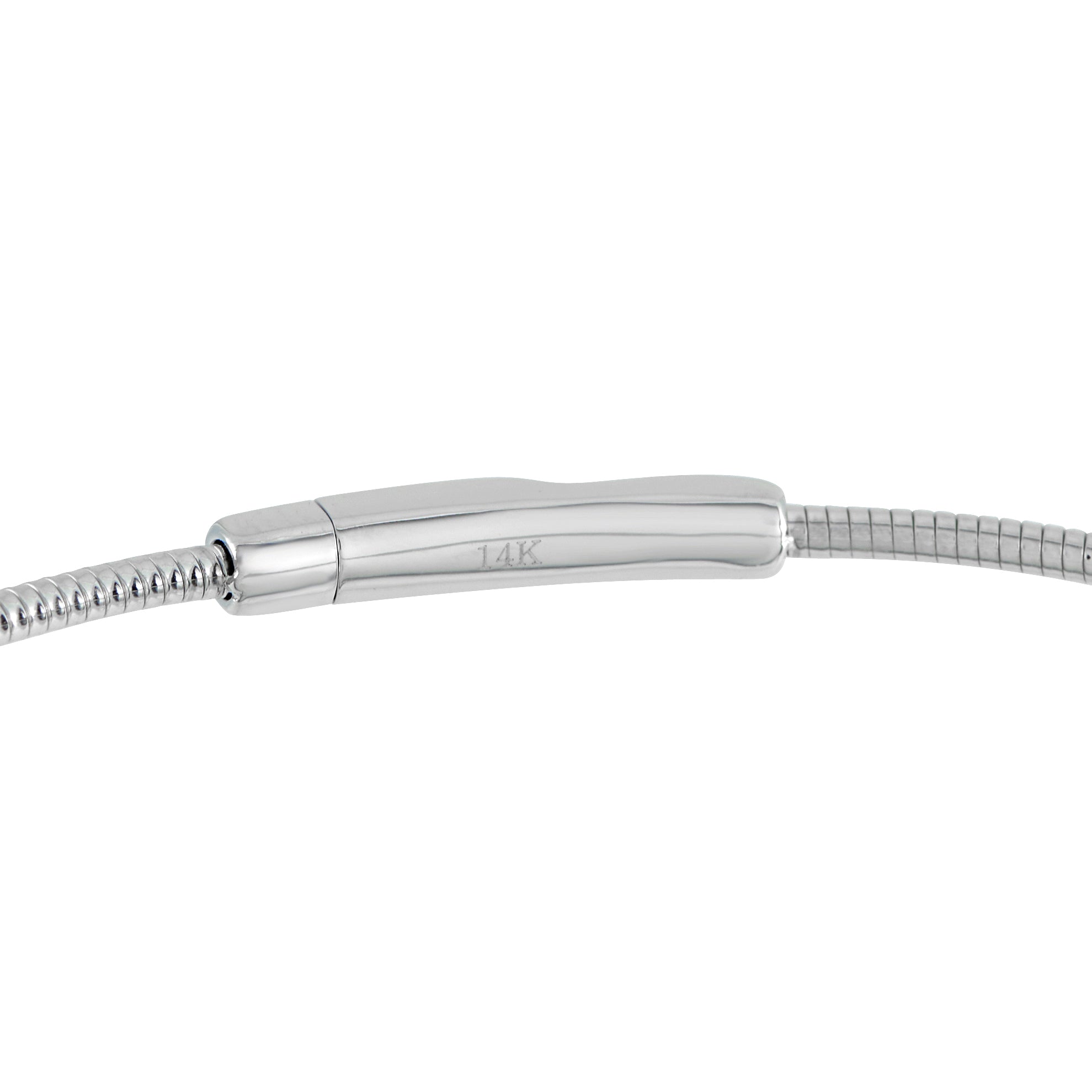 14K White Gold 0.37ct Diamond Bracelet