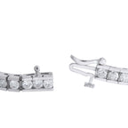 14K White Gold 5.60ct Diamond Tennis Bracelet