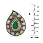 14K White Gold 3.50ct Diamond Pendant