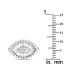 Exclusive 14K White Gold 1.05ct Diamond Earrings