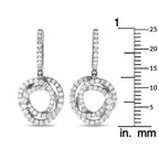 Exclusive 14K White Gold 1.00ct Diamond Drop Earrings