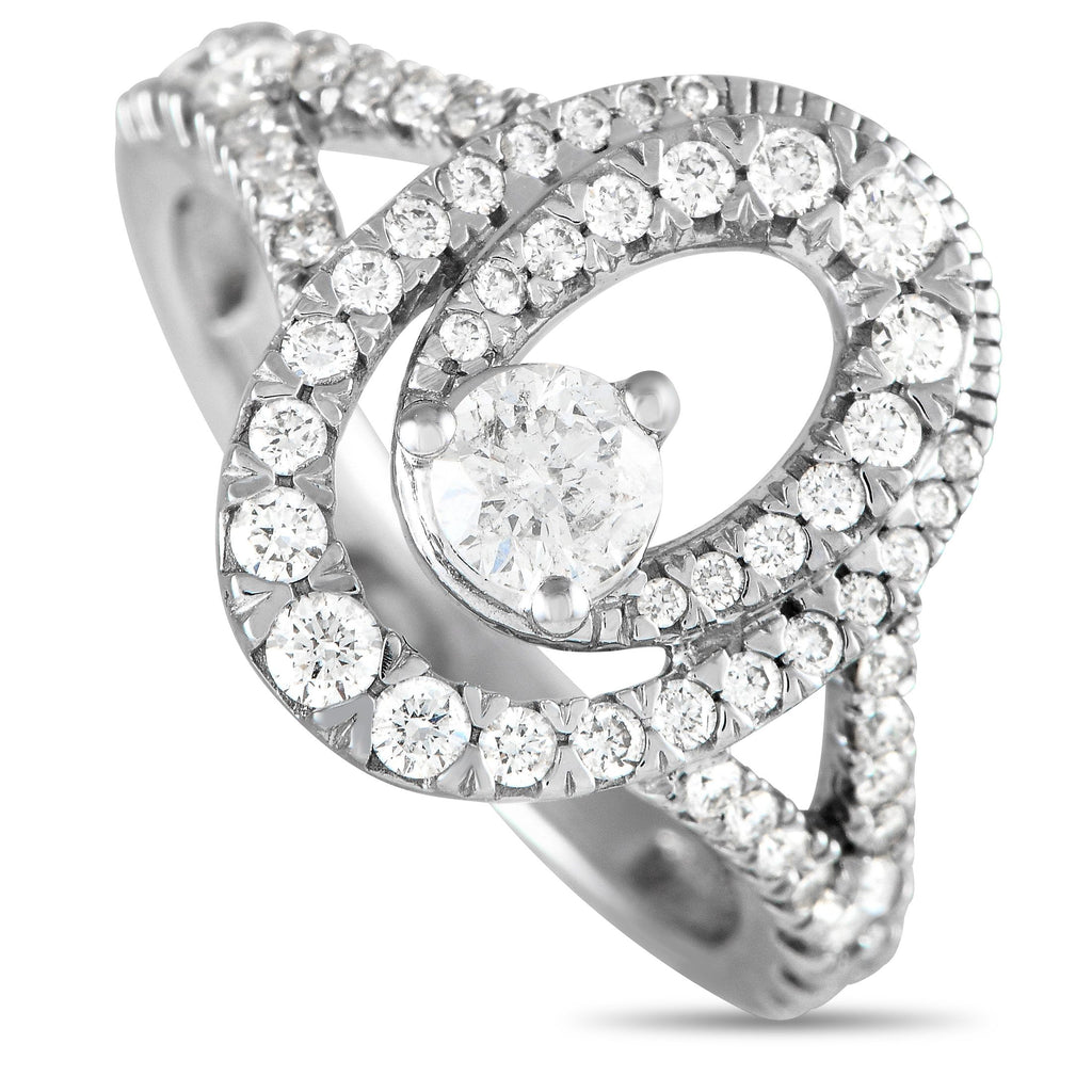 Exclusive 14K White Gold 1.0ct Diamond Ring MF05-100124 – This dazzling ring will simply never go out of style