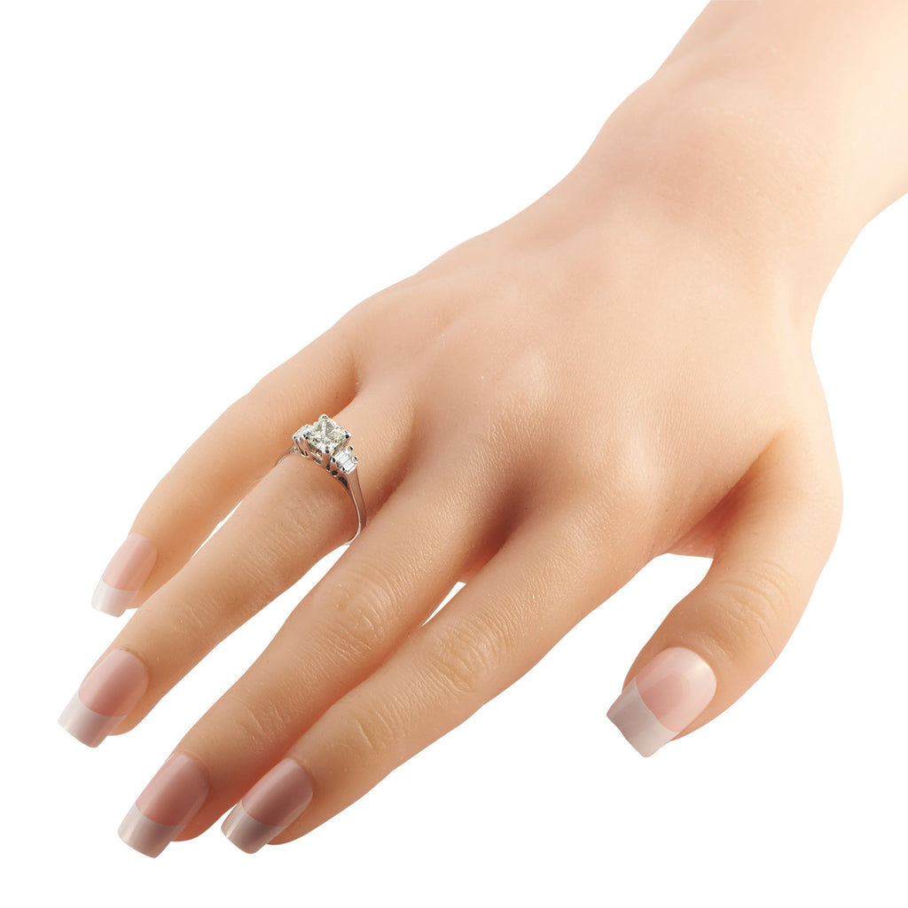 14K White Gold 1.52ct Diamond Ring