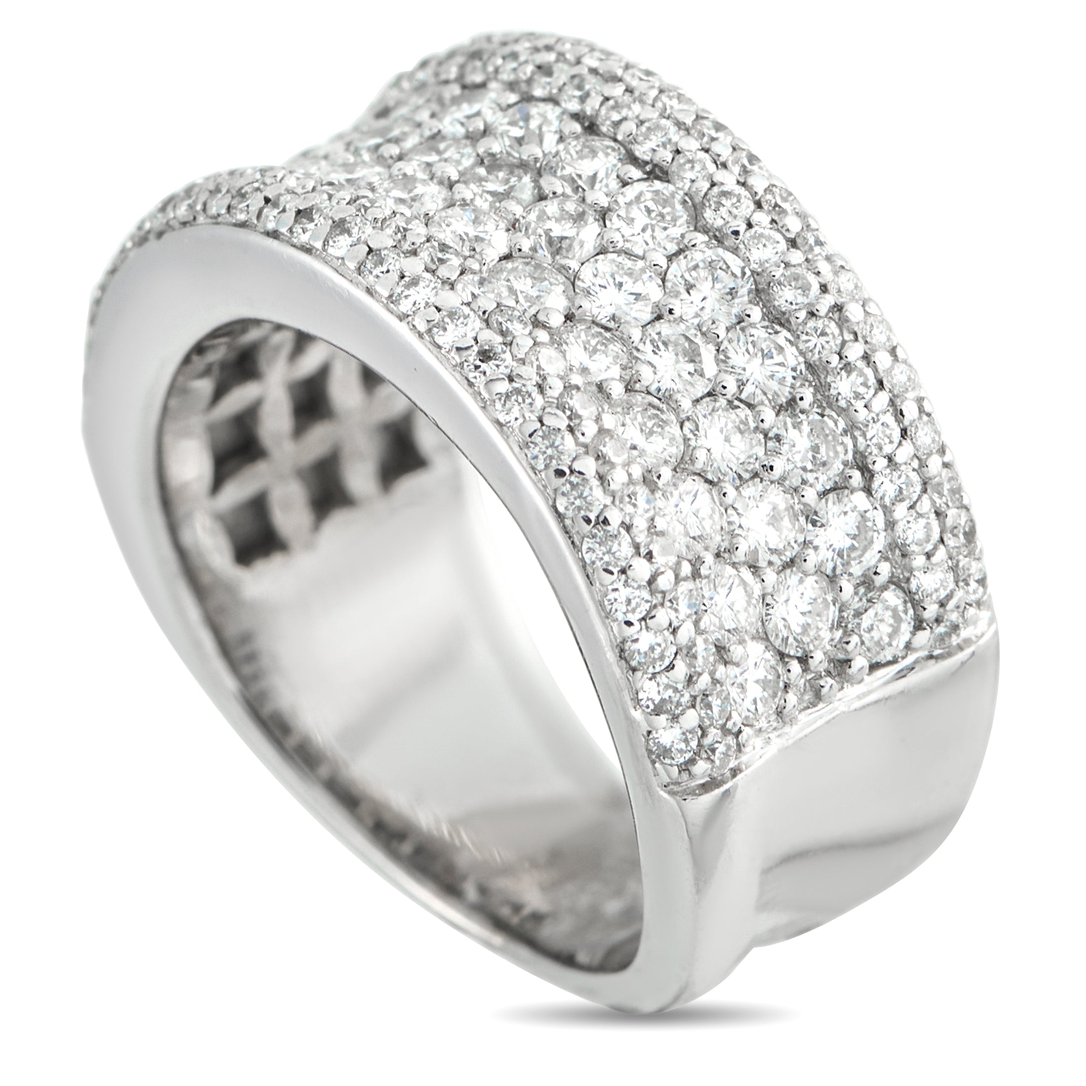 14K White Gold 1.08ct Diamond Ring