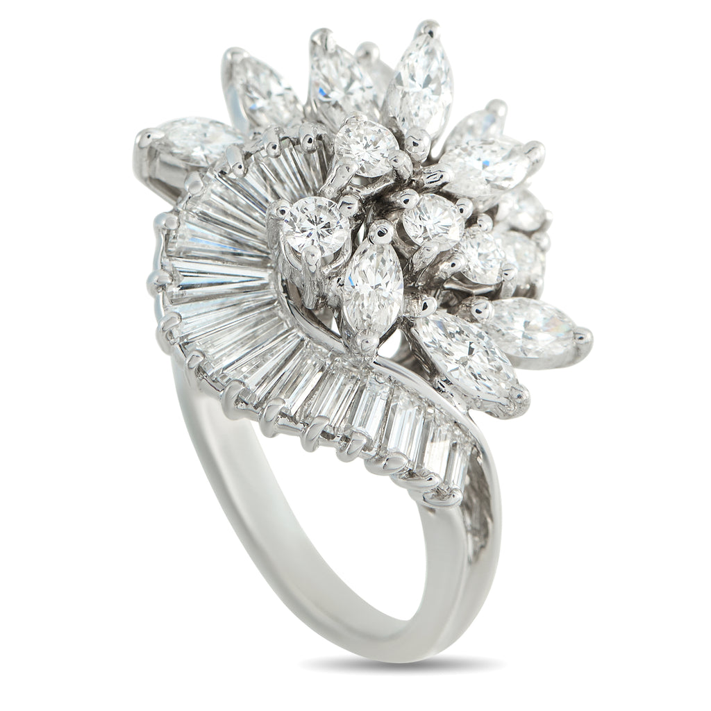14K White Gold 2.5ct Diamond Ring