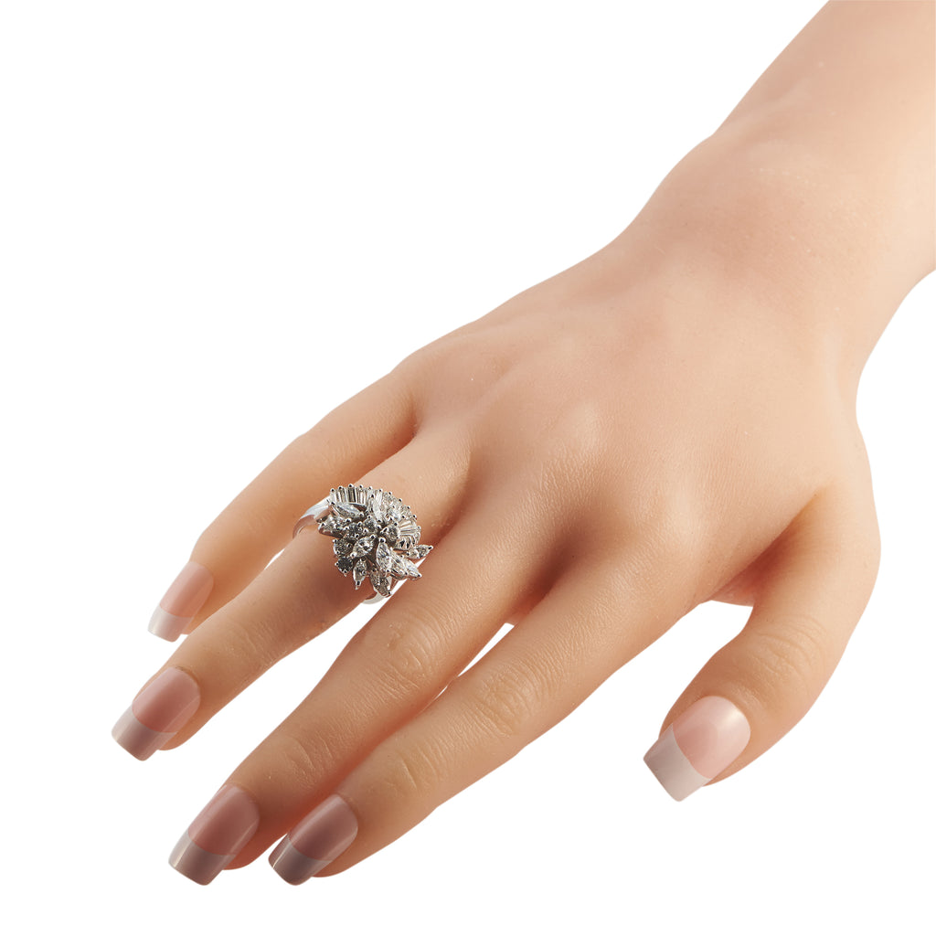 14K White Gold 2.5ct Diamond Ring