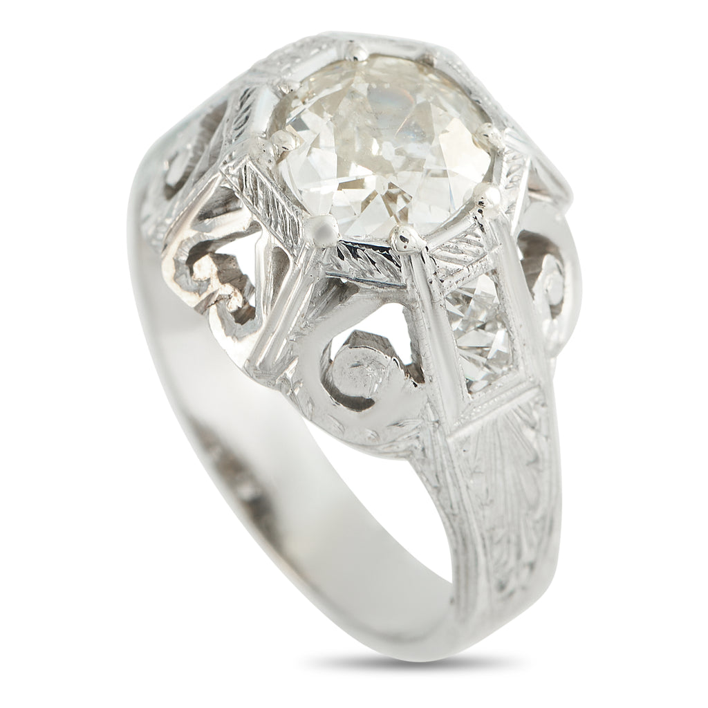 18K White Gold 1.41ct Diamond Ring