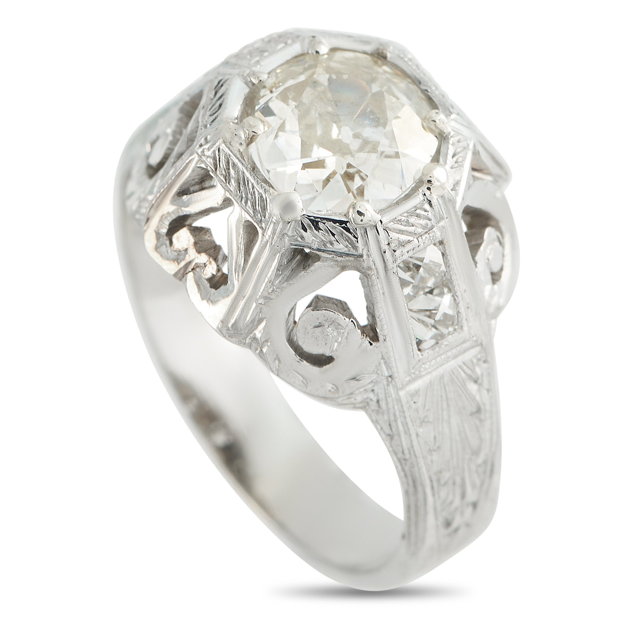 18K White Gold 1.41ct Diamond Ring