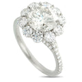 18K White Gold 3.74ct Diamond Ring