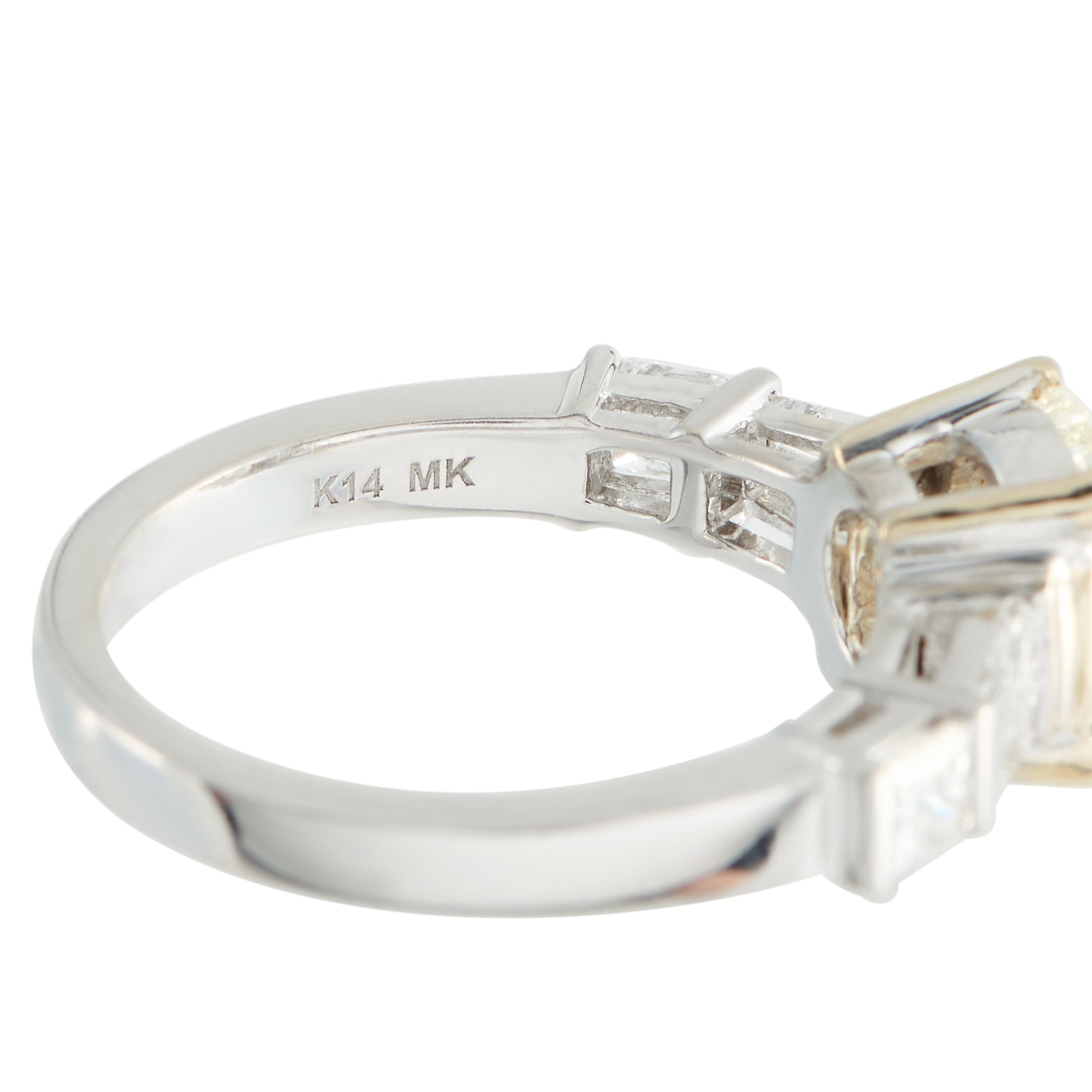 14K White Gold 2.34ct Diamond Ring