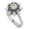 14K White Gold 0.71ct Diamond Ring