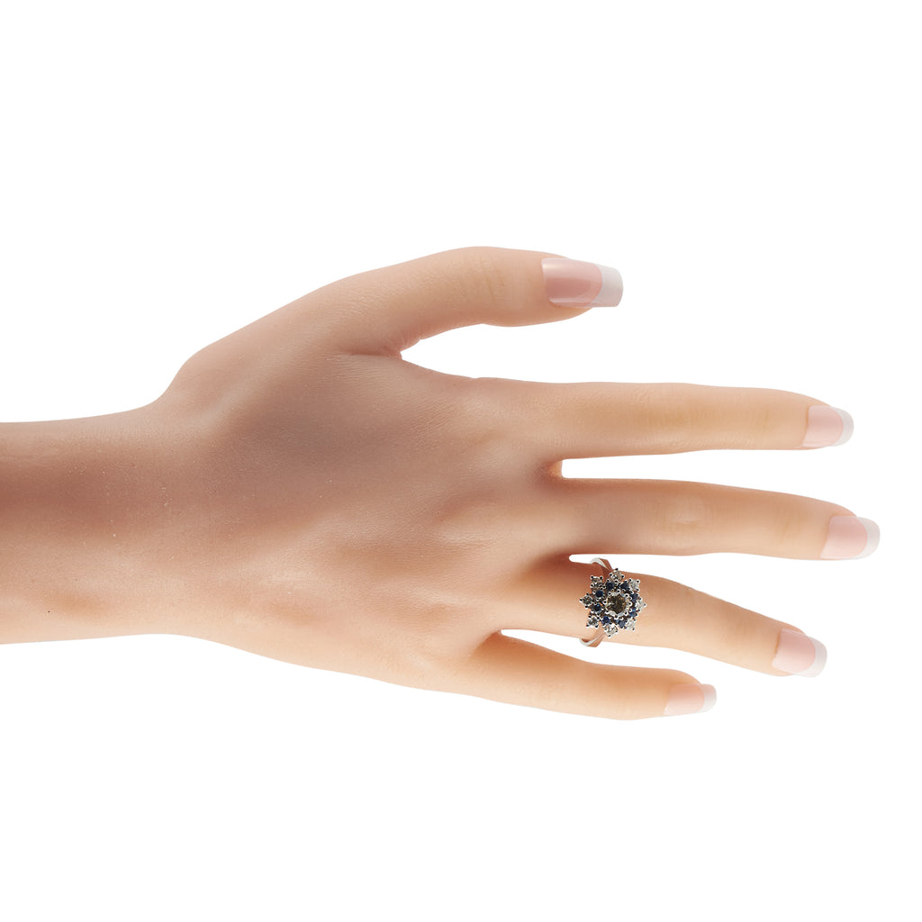 14K White Gold 0.71ct Diamond Ring