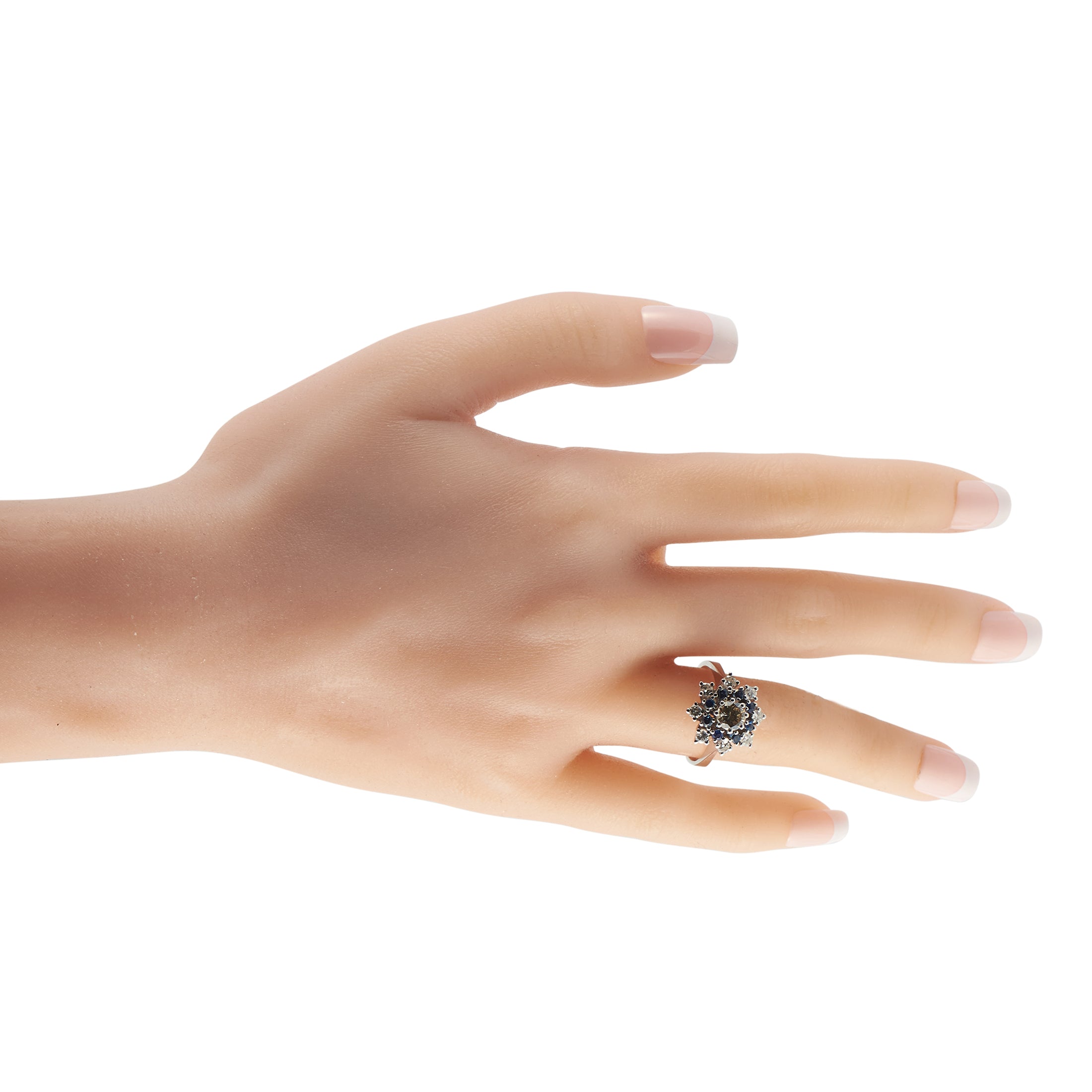14K White Gold 0.71ct Diamond Ring