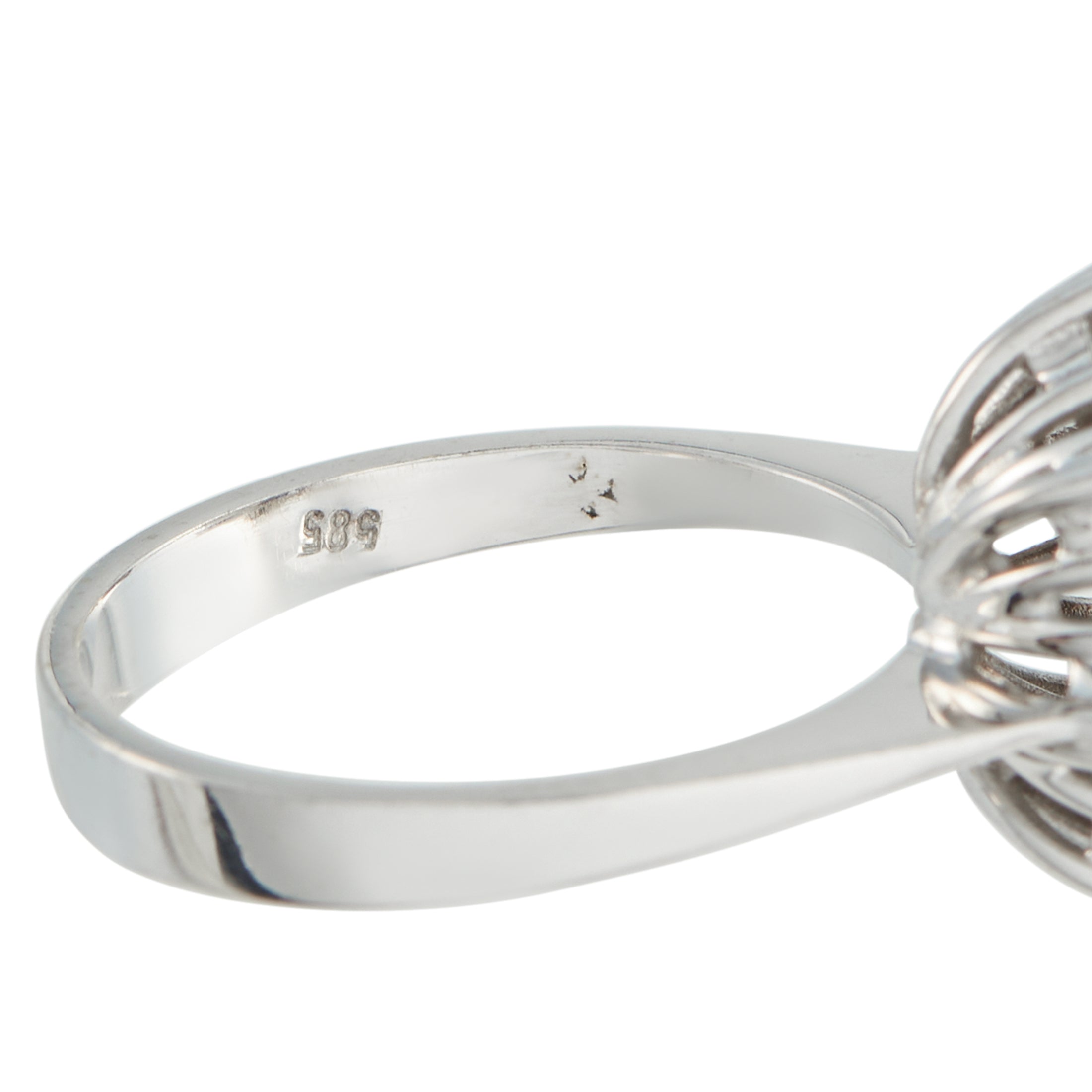 14K White Gold 0.71ct Diamond Ring