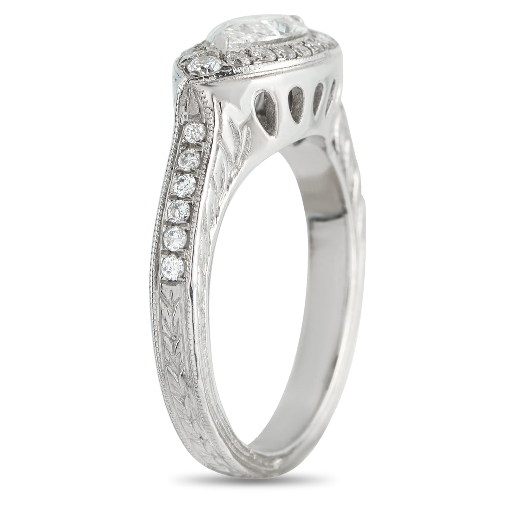 14K White Gold 1.05ct Diamond Ring