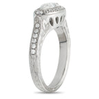 14K White Gold 1.05ct Diamond Ring