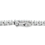 Exclusive 14K White Gold 7.20ct Diamond Tennis Necklace