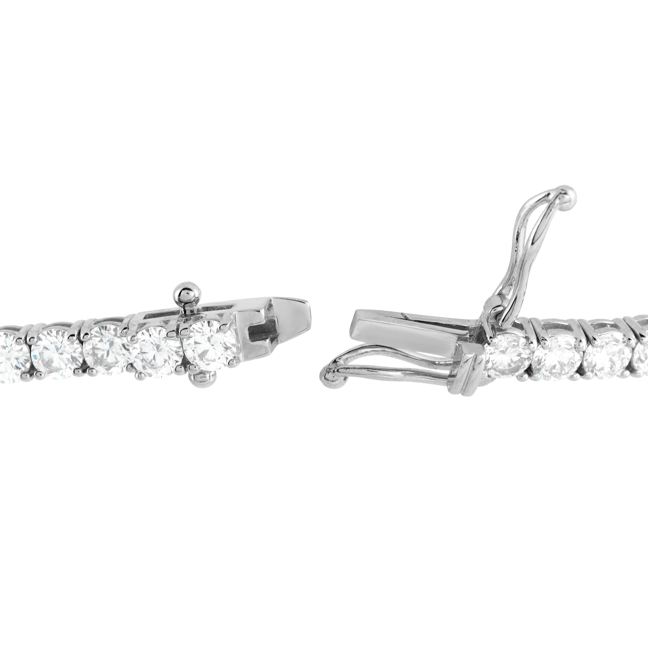 14K White Gold 5.25ct Lab-Grown Diamond Tennis Bracelet
