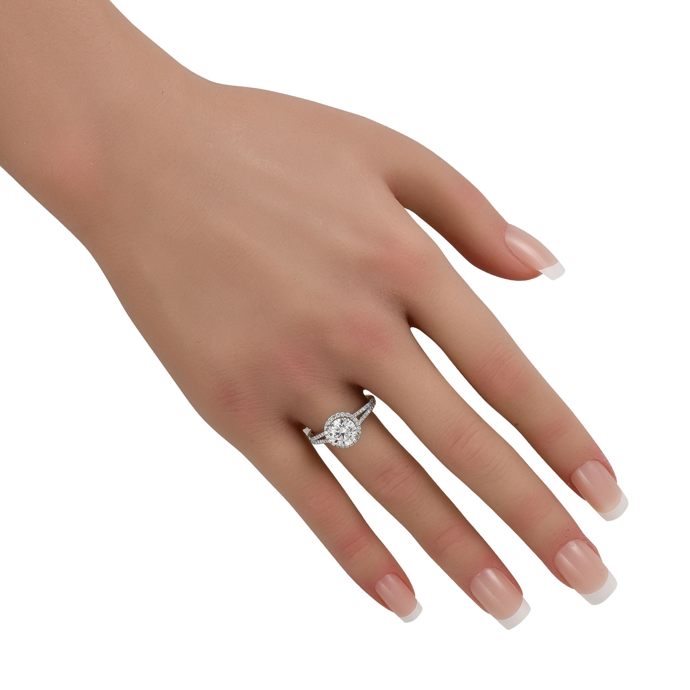 Exclusive 14K White Gold 2.01ct Lab Grown Diamond Ring