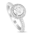 Exclusive 14K White Gold 2.13ct Lab Grown Diamond Ring MF07-111324 – Covered in sparkling gemstones, this 14K White Gold ring