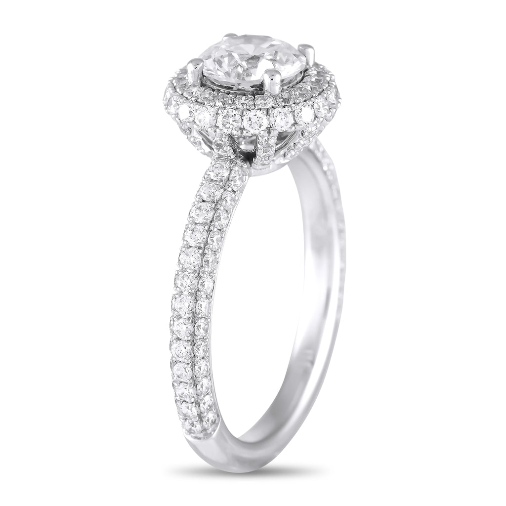 14K White Gold 2.13ct Lab Grown Diamond Ring