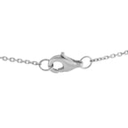 Exclusive 14K White Gold 0.75ct Diamond Four Petal Flower Necklace