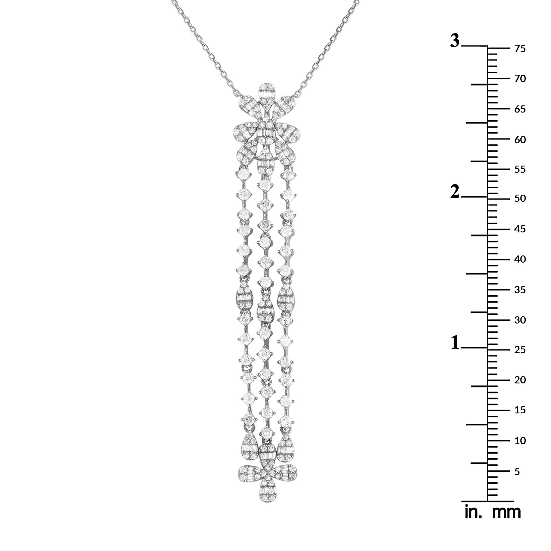 Exclusive 14K White Gold 2.0ct Diamond Necklace