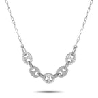 14K White Gold 0.50ct Diamond Necklace
