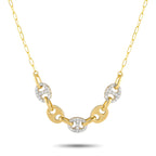 Exclusive 14K Yellow Gold 0.50ct Diamond Necklace NK01457-Y – This understated necklace is ideal for everyday wear
