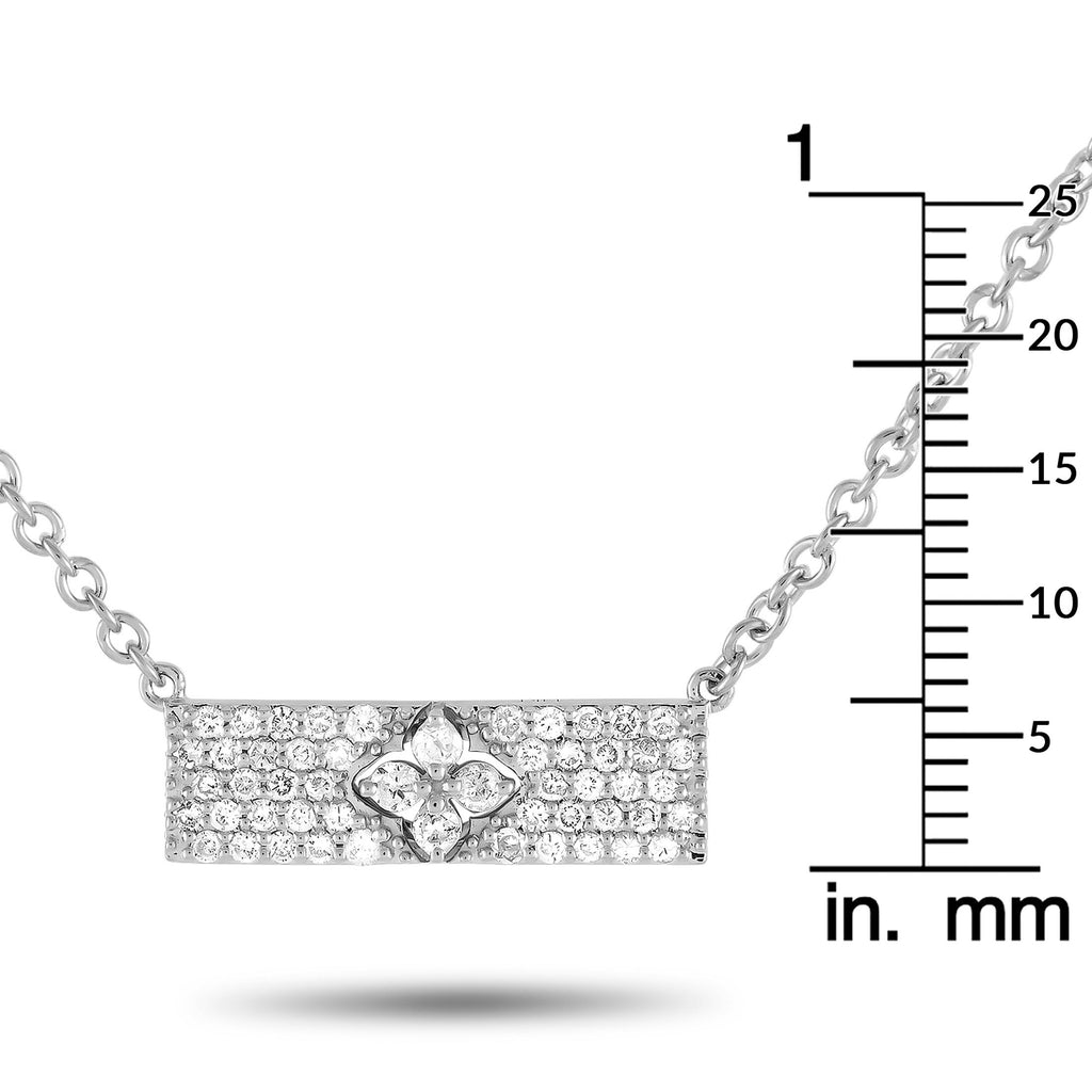 Exclusive 14K White Gold 0.55ct Diamond Necklace